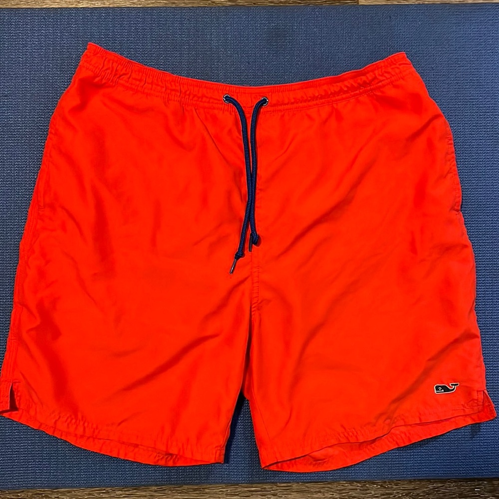 Vineyard Vines, Orange Swim Trunks